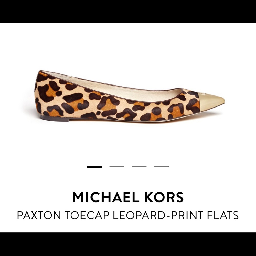 Michael Kors cheetah print flats